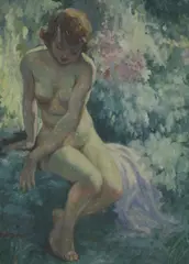 Antoine Daens, Untitled, oil on canvas 78 x 57cm