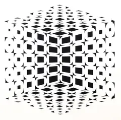 Roy Ahlgren, Polyhedron I, 1970, serigraph