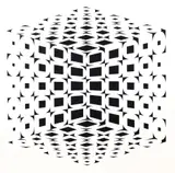 Roy Ahlgren, Polyhedron I, 1970, serigraph