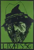 Leonard Baskin, LB AET S 56 (Self Portrait at 56), c.1978, woodcut in green and black on laid paper