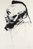 Leonard Baskin, White Horse, 1972, original, lithograph, pencil