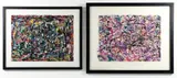 Jo-Anne Bates, Group of 2, Mixed Media Monotype prints including: MV Storm, 2008, artwork