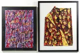 Jo-Anne Bates, Group of 2, Collage Monotype Prints including: Just Do It, 2002