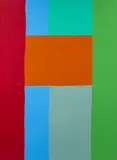 Dan Christensen, Chord Progression II, 1978, serigraph printed in colors, pencil