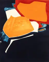 Bertrand Dorny, Les Oriques, color, aquatint on wove paper