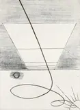 Stanley William Hayter, Horizon Bars, 1932/, 1974, etching and soft ground, pencil