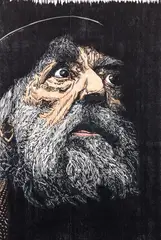 Dan Miller, John, undated, color, woodcut on paper