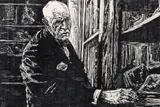 Dan Miller, Kahnweiler, undated, woodcut on paper