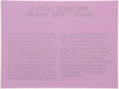 Robert Morris, A Final Tomb for Frank "Jelly" Nash, 1980, original, serigraph printed in colors, pencil