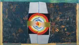 George Nama, Monument for Sonia Delaunay, 1971, Intaglio and, serigraph printed in colors