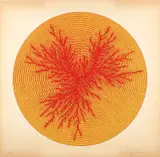 Henry C. Pearson, Untitled Line Abstraction III from the Trinity Series, circa 1960s, lithograph printed in yellow and red depicting root pattern, pencil