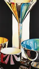 Sears Tower by Jeanette Pasin Sloan, 1986, lithograph printed in colors, offered Feb 2023