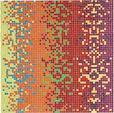 David Roth, Untitled Dot Print, 1979, serigraph printed in colors, pencil