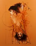 Ramon Santiago, Fantasy Scene, 1983, lithograph on paper