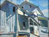Kevin Kutz, Brooke's House, Oil on Canvas