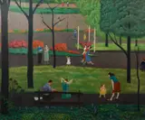 Samuel Rosenberg, Spring in Schenley Park, 1936/37