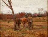 Alfred Bryan Wall, Farmer and Cattle, undated