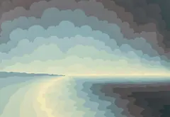 Roy Ahlgren, Solitude, 1987, serigraph