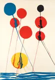 Balloons, 1973, color by Alexander Calder, lithograph on wove paper, offered Dec 2022