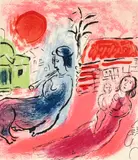 Maternite au Centaur, (Maternity with Centaur) (from Chagall by Jacques Lassaigne) by Marc Chagall, 1957, lithograph printed in colors, offered Dec 2022