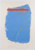 Dan Christensen, CC-1, 1980, Silkscreen printed in colors on Arches paper