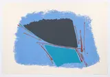Dan Christensen, CC-2, 1980, Silkscreen printed in colors on Arches paper