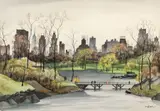 Adolf Dehn, Central Park and New York City