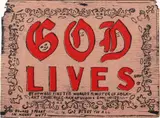 Howard Finster, God Lives, 1994-, 2000, serigraph printed in colors, 12 × 16 inches, pencil