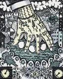Tony Fitzpatrick, Magic Hand, 1998, etching and aquatint on BFK Rives