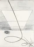 Stanley William Hayter, Horizon Bars. 1932/, 1974, etching and soft ground, pencil