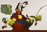 The First Still Life in Art History by Ana Mercedes Hoyos, 1986, silkscreen on 4-ply museum board, offered Dec 2022
