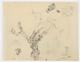 Louis Lozowick, Study for Sick Tree - Cameron Field