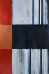 Step, 1992 (from The Sacred and Profane Series) by Michael Morrill, oil and acrylic on canvas on wood in two section, offered Dec 2022