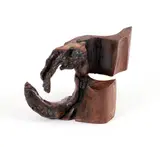Thaddeus Mosley, (American/Western PA, b. 1926), Untitled, early 2000s, two piece, carved wood sculpture with metal connection rod
