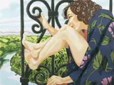 Philip Pearlstein, Vista de Chavon, undated
