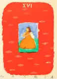Joe Tilson, Thalia from Portfolio Le Nove Muse (The Nine Muses), 2005, color