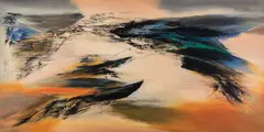 Chihung Yang, Flying, 2017, serigraph printed in colors