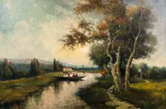 Nicholas Briganti, Autumn Afternoon, oil on canvas