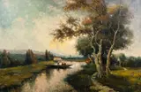 Nicholas Briganti, Autumn Afternoon, oil on canvas