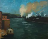 Aaron Harry Gorson, Mills Along The Monongahela at Twilight