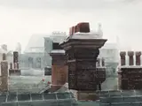 Charles C. Pitcher, Rooftops Pittsburgh, 1978, watercolor