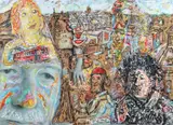 Robert Qualters, (American/Pittsburgh, contemporary), Rembrandt, Brueghel and Me