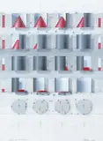 Kenneth Batista, Pair of paintings: All in How you Look At It, 1983 and Systematic Melt-Down, 1982, acrylic and mixed media on paper