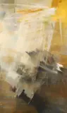 Rochelle Blumenfeld, Untitled Abstraction, circa 1960's, oil and mixed media on canvas
