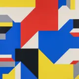 Herbert Bayer, Untitled Abstract, 1970s, silkscreen on paper