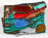 Stanley Boxer, Plumbedfeelofanebb G-4, 1985, hand painted, bronze relief multiple