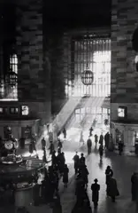 George Daniell, Grand Central Station, circa 1938, Gelatin silver, printed later, 13