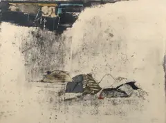 Johnny Friedlander, Orage, 1966, aquatint, etching and engraving printed in colors