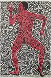 Keith Haring, Into 84 Exhibition Poster, 1984, lithograph, for Tony Shafrazi Gallery in NYC