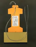 Man Ray, (American/French, 1890-1976), Monument III, 1968, lithograph printed in colors